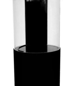 Pro Cylinder 125 Gallon Acrylic Setup Black